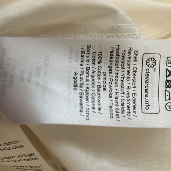 Minimum cotton poplin collared white shirt - Picture 4 of 4